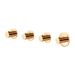 Термостат для душу/ванни Paffoni Modular Box honey gold brushed MDE019HGSP, Золотий