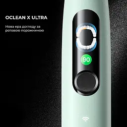 Електрична зубна щітка Oclean X Ultra Set OLED Green - мініатюра 3