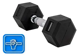 Гантель шестигранна Thunder 5 кг (HEXAGONAL-DUMBBELLS-5KG) - мініатюра 5