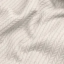 Плед-покривало Cosas Knitted Braid Ivory косичка 75х95 см (Blanket_05Ivory_KnittedBraid_75x95) - мініатюра 4