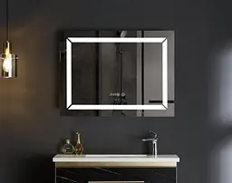Дзеркало Mixxus Light MR01-80x60 (годинник, LED-підсвічування, антизапотівання) (MI5998) - мініатюра 5