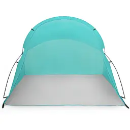 Саморозкладний намет-мушля Outtec пляжний XXL бірюзовий - мініатюра 3