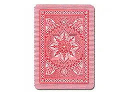 Карти гральні United States Playing Card Company Modiano Poker Cristallo 100% Plastic Jumbo Index (red) (MPC100JR) - мініатюра 2