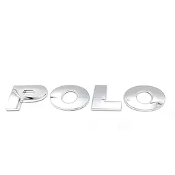 Емблема напис для Volkswagen Polo (2002-2020р) Хром 130х23 мм на скотчі (Завод) - мініатюра 2