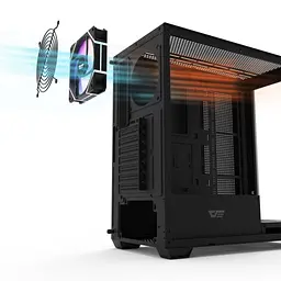 Корпус для ПК DARKFLASH DS900 BLACK - мініатюра 6