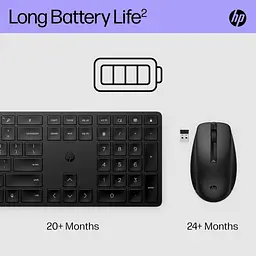 Комплект HP 650 Wireless UA Black (4R013AA) - мініатюра 8