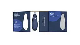 Вакуумний кліторальний стимулятор Womanizer Premium 2 Blueberry – Smart Silence, водозахист, USB-зарядка - миниатюра 8