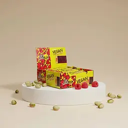 Батончик Vegan Bar БЛОК 12*60 грам - фісташка-малина FitWin vit0003648 - мініатюра 2