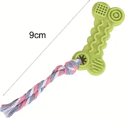 Жувальна іграшка-кістка з канатом для собак Derby Bone Shaped Dog Chew Toy - мініатюра 3