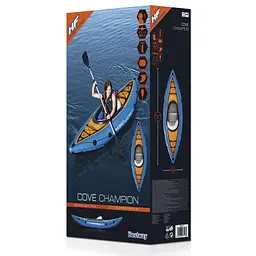 Одномісна надувна байдарка-каяк з веслами Bestway Cove Champion 275 x 81 см (65115) - мініатюра 5