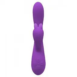 Вибратор-кролик Wooomy Gili-Gili Vibrator with Heat, 20.2 x 3.4 см фиолетовый - миниатюра 3