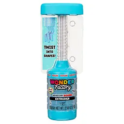 Незастигаюча маса для ліплення з пресом Wonder Factory 595106(Blue) 5х6х19 см