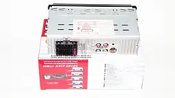 Автомагнітола з LED-індикаторним дисплеєм з анімацією з відображенням діапазону, частоти, номера треку XPRO 1285 ISO MP3 FM USB microSD-карта чорна (lp-90995_446) - мініатюра 8
