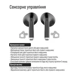 Навушники ColorWay Slim TWS-2 Earbuds Black (CW-TWS2BK) - мініатюра 8