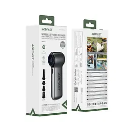Вентилятор ACEFAST YF3 powerful handheld fan Metal Grey - мініатюра 8