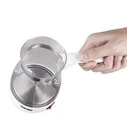 Турка електрична скло DSP KA-3037 0,5 L Біла - мініатюра 3
