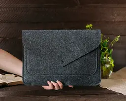 Чохол Gmakin Apple MacBook Pro 14` GM62-14 Felt Case (Black) [73582] - мініатюра 7