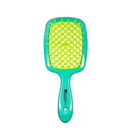 Щітка для волосся Salon Professional продувна 20 см SP0099 SL, Зелений з салатовим
