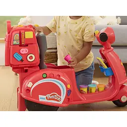 Набір для творчості з пластиліном Hasbro Play-Doh Pizza Delivery Scooter Playset (F8803) - мініатюра 10