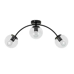 Люстра стельова Levistella 7529907-3 BK+CL