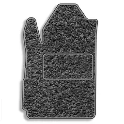 Килимок водія для Mitsubishi Outlander 2001-2007 з підп'ятником Коричневі 1 шт (Magnum)