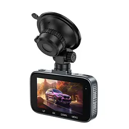 Відеореєстратор Hoco DV5 Driving Recorder With 3-inch Display Black - мініатюра 2