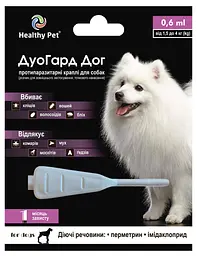 Капли против внешних паразитов для собак Healthy Pet Line №1 от 1.5 до 4 кг 209150