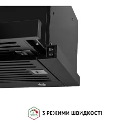 Витяжка телескопічна PERFELLI ISEO 6PMF NERO - мініатюра 9