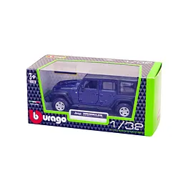 Автомодель Bburago Jeep Wrangler Unlimited Rubicon 1:32 (18-43012) - мініатюра 5