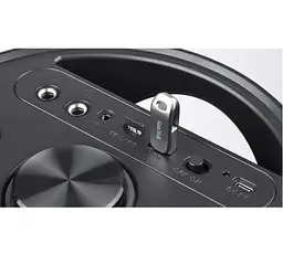 Портативна колонка 1.0 X-780, Black, 2 x 40 Вт, RGB підсвічування REAL-EL teh0029070 - мініатюра 7