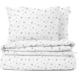 Комплект постільної білизни Cosas євро без простирадла GREY STARS 200 x 220 см (StarGrey_200_2)