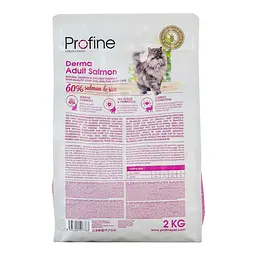 Сухий корм Profine Derma для дорослих довгошерстих кішок, з лососем та рисом, 2 кг - мініатюра 4