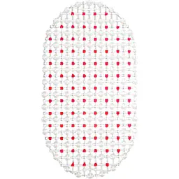 Килимок для ванної Eco Fabric Крапка 63х34 см червоний (6334-003) - мініатюра 2
