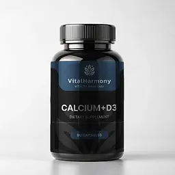 Кальцій і вітамін D VitalHarmony Calcium + D3, 90 капсул