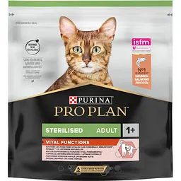 Сухий корм для стерилізованих котів Purina Pro Plan Sterilised з лососем 400 г (12372500)