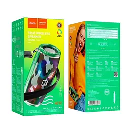Портативна акустика Hoco Sports BT speaker HC12 бездротова чорна - мініатюра 6