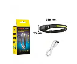 Ліхтар налобний X-Balog W689-1 Touch Control Multifunction Induction Headlamp - мініатюра 2