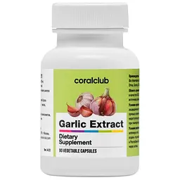 Екстракт часнику Корал Клаб, 90 капсул |  Garlic Extract USA Coral Club