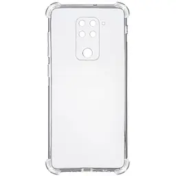 TPU чохол GETMAN Ease logo посилені кути Full Camera для Xiaomi Redmi Note 9 / Redmi 10X Безбарвний (прозорий)