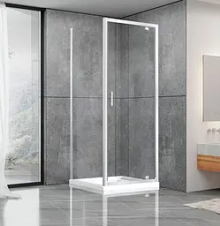 Душова кабіна Dusel A-516 100x100x190 прозоре, Хром, Універсальна, прозорий, хром, 100x100
