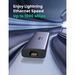 Концентратор Ugreen USB3.1 Type-C to HDMI/USB 3.0x2/RJ45/SD/TF/PD 100W CM512 (60515) - мініатюра 10