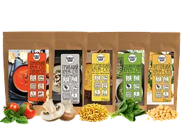 Street Soup Vegan Set — набір веганських крем-супів 5 смаків