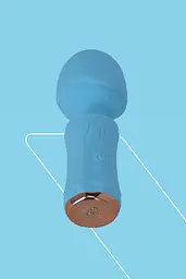 Вібратор FairyGasm SecretFuntasy 11 см блакитний - мініатюра 9