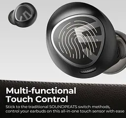 TWS-навушники SoundPEATS Free2 classic black - мініатюра 4