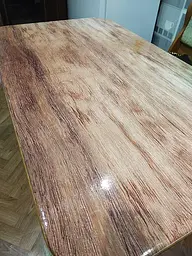 Вінілова наклейка на холодильник 3Д Дошка Гладке дерево Текстура Коричневий 60х180 см Happy Pocket Z184005 - мініатюра 6