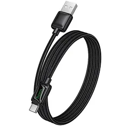 Дата кабель Hoco U146 Mundo USB to Type-C 36W (1.2m) Black - мініатюра 6