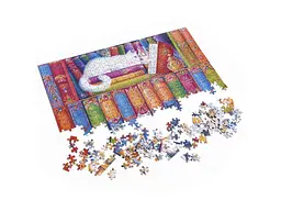Пазли VLADI TOYS Коти в бібліотеці DT500-11 (укр) - мініатюра 3