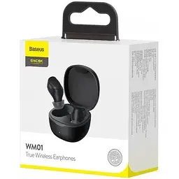 Бездротові навушники Baseus TWS WM01 білі NGTW240002 - мініатюра 7