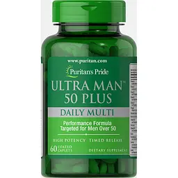 Витамины для мужчин Ultra Man 50 Plus 60 каплет