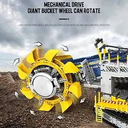 Конструктор Reobrix Mechanical Роторний екскаватор з пультом (22017) [161081] - мініатюра 7